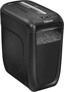 Fellowes Powershred 60Cs 10-Sheet Cross-Cut Paper and Credit Card Shredder with SafeSense Technology (4606001)