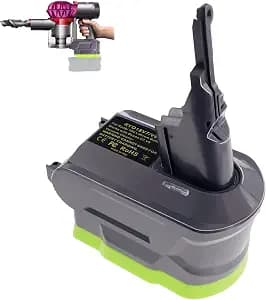TPDL V7/V8 Battery Adapter, for Ryobi 18V ONE+ High Capacity Battery Work for Dyson V7V8 Series Vacuum Cleaner (V7 V8 Common, No Battery)