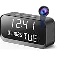 LIBREFLY Hidden Camera Clock - Full HD 1080P WiFi Spy Camera - Mini Wireless Nanny Cam with Night Vision - Indoor Home Security Surveillance