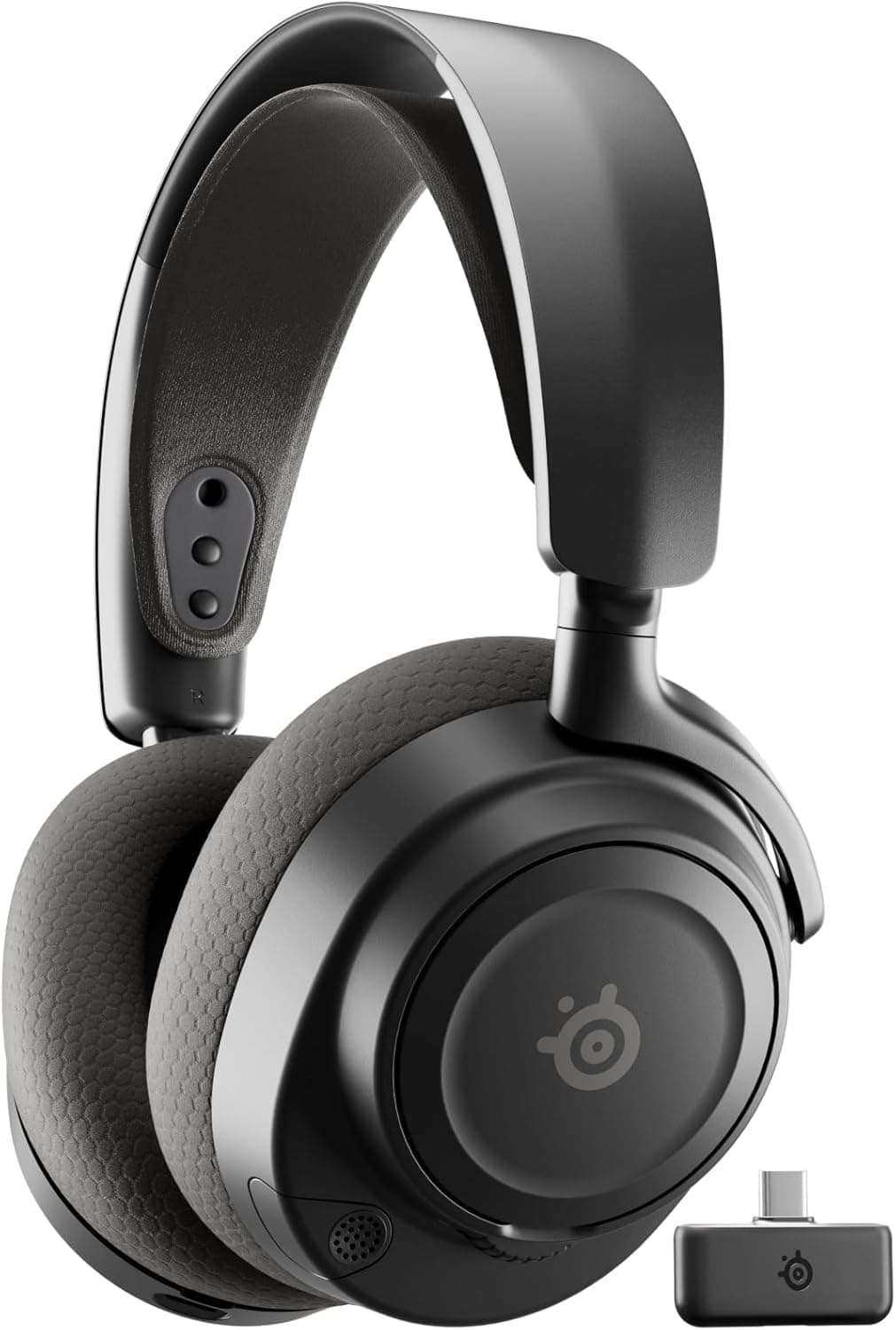 SteelSeries Arctis Nova 7 Wireless Gen 2 Gaming Headset - Real-Time App Control, 50+ HR Play, Neodymium Drivers, Mix 2.4GHz/Bluetooth, PC, PS5, PS4, Switch 1/2, Mobile - Black