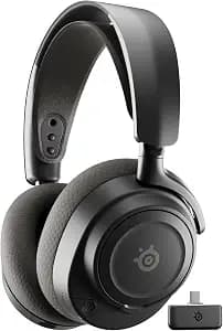 SteelSeries Arctis Nova 7 Wireless Gen 2 Gaming Headset - Real-Time App Control, 50+ HR Play, Neodymium Drivers, Mix 2.4GHz/Bluetooth, PC, PS5, PS4, Switch 1/2, Mobile - Black