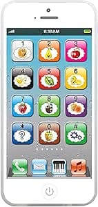 Wolmund Toy Learning Play Cell Phone with 8 Functions and Dazzling Lights Interactive Toy for Toddler Baby Kids Boys Girls