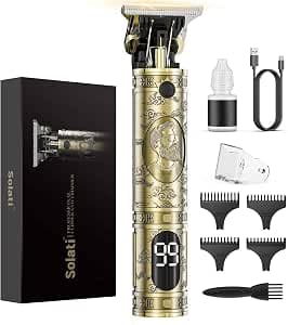 Hair Trimmer, Beard Trimmer Men's LED Display Hair Trimmer Men's Contours Hair Trimmer Contours Hair Trimmer Professional Beard Trimmer Razor Hair Clipper