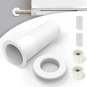 Daisypower Wall Sleeve for Air Conditioner Line Set Covers, Mini Split AC Sleeve Through the Wall Pipe Accessories for 3in Hole (8 Inches Length)
