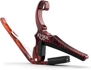 Kyser Quick-Change Guitar Capo for 6-string acoustic guitars, Rosewood, KG6RW