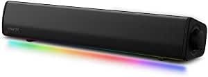 Sound Blaster GS3 Compact Gaming Sound Bar with RGB and SuperWide Technology, USB Powered, Bluetooth 5.4, Headphone Output, for PC and Mac