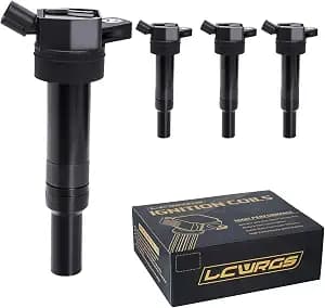 Set of 4 Ignition Coil Packs for Hyundai Elantra Tucson Kia Soul Forte 2011 2012 2013 2015 2015 2016 Coils 2.0 1.8 L4 Replaces# UF651 C1804 273002E000