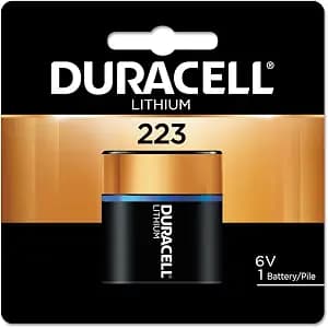 Duracell 223-6V Lithium-Battery, 1 Count Pack, 223 6 Volt High Power Ultra Lithium-Battery, Long-Lasting for Video and Photo-Cameras, Lighting Equipment, and More