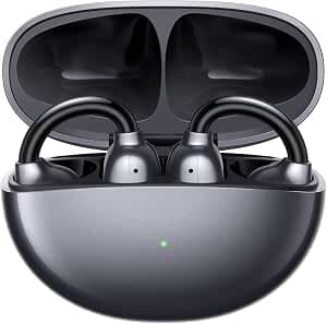 UGREEN ClipBuds, Open-ear Wireless Headphones with 4 Mic Clear Call Earbuds Clip on Earphones Bluetooth 6.0, App&Touch Control, IPX5 for Running Fitness, 30H Playtime, iOS&Android, Fit for S26 Ultra