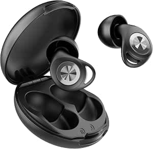 Ear Plugs for Sleeping, Reusable and Comfortable Silicone Material, 45dB Noise Reducing Ear Plugs for Sleeping, Travel, Focus, Attend Concerts (Black)