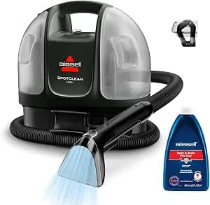 BISSELL SpotClean Mini Corded Upholstery Water Vacuum, Portable Upholstery Cleaner, Perfect for Quick Cleans, Compact and Lightweight, Wash Vacuum Cleaner for Car, Boat, Sofa and More, 41491
