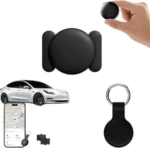 Enterprise Mini GPS Tracker, Rastreador GPS para Carros Sin Suscripción, Mini GPS Tracker for Vehicles,Undetectable GPS Tracke for Car,for iPhone, Pet, Dog, Bag, Kids (for iPhone - Black)
