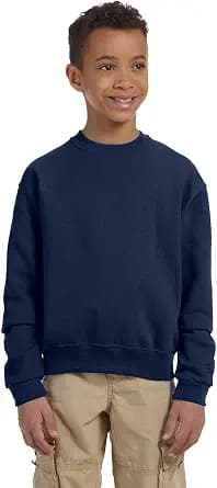 Light-Weight Youth Crewneck Sweatshirt by Jerzees