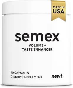 SEMEX™ Semen Volume Booster – Doctor Formulated Natural Support for Male Sperm Health, Load Volume Boost & Stamina, Male Fertility Supplement – Made in USA – 90 Count