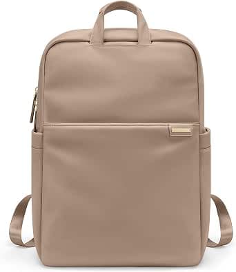 Slim Laptop Backpack for Women Men Work Business with Laptop Compartment