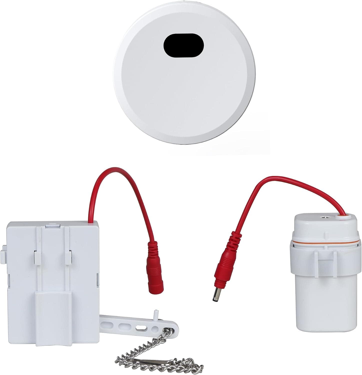 Automatic Toilet Flusher Kit, Touchless Motion Sensor Flush for Toilet, 12” Sensor Range, Battery-Powered, Easy Install, Compatible with Most Toilets CN27B KERDE