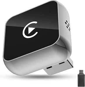 BSTOEM Wireless CarPlay Adapter UK, Android Auto Adapter & Mini CarPlay | Plug & Play for cars with carplay, Compatible with iPhone iOS 10+ & Android Auto, for Car Accessories
