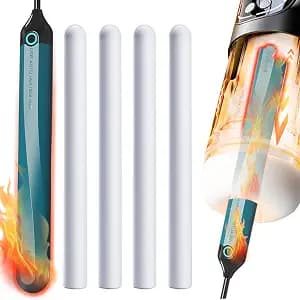 Male Masturbators Warmer 4 Pcs Drying Stick, Heating Stick USB for Sex Toys Heat, 115°F Fast Heating，Water Silicone Toys Absorption Rods Desiccant, Erotic Doll Anal Pocket Playthings Warming Stick