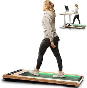 Sportstech Treadmill for Home, 1-8 km/h, Under Desk Treadmill, 11.5% Incline, Ultra Quiet, Includes App Membership, 120 kg Load Capacity, Compact, LCD Display, Home Office, sWalk