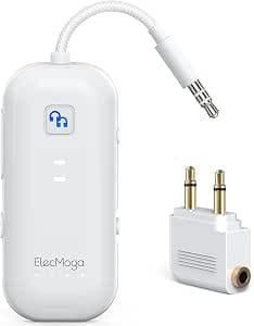 Bluetooth Receiver Jack 3.5, 2 in 1 Bluetooth Transmitter for TV, Bluetooth 5.4 Adapter, Low Latency, Suitable for Airplane Computers, Headphones and Car Audio Systems
