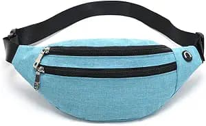 Fanny Pack for Men & Women - Waterproof Waist Bag Pack with Adjustable Strap for Travel Sports Running.