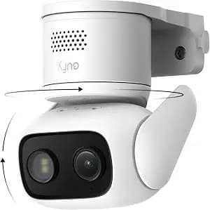 eufy Security Indoor/Outdoor Camera C31, IP66, Spotlight-Free Color Night Vision,360° Pan &Tilt, AutoTracking,AI Human/Vehicle/Pet/Cry Detection, 24/7 Recording,Dual External Antennas(No Subscription)