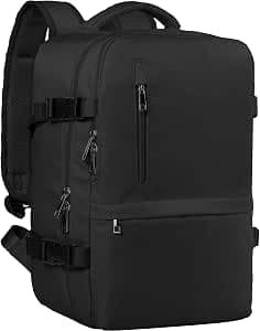 Hayayu Ryanair Cabin Bags 55 x 40 x 20 Underseat Carry-ons Bag | Hand Luggage Ryan Air 55x40x20 Travel Backpack Cabin Size 44L
