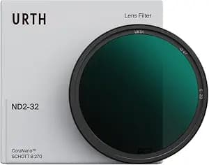Urth 77mm ND2-32 Variable ND Lens Filter (Plus) | 1-5 Stop Range, HD Optical Glass 20-Layer Nano-Coated Neutral Density Filter for Cameras