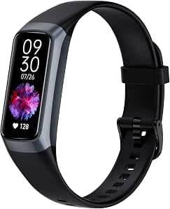 Fitness Tracker with 24/7 Heart Rate Sleep Blood Oxygen Monitor,IP68 Waterproof Smart Watch,1.10''AMOLED Touch Color Screen,Step Counter Health Activity Trackers for Women Men