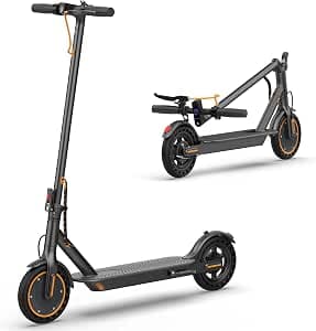 Electric Scooter for Adult, 19 MPH Top Speed, 21 Miles Long Range, w/h 350W Powerful Motor, 8.5" Solid Tire, Fast Charging, Folding Electric Scooter, Dual Braking, Smart APP, Max Load 264 LBS