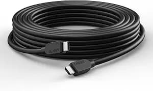 Anker HDMI Cable 4K/60Hz, 25 ft High Definition HDMI Cord, 18 Gbps Certified Premium High Speed, Compatible with PlayStation 5, Xbox, Samsung, Sony 4K TVs, and More