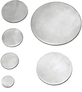 CROSO 604600 Round Diameter 60 mm Material Thickness 4 mm Stainless Steel Polished on One Side V2A
