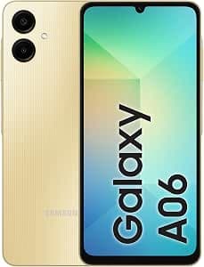 Samsung Galaxy A06 4GB RAM 64GB Storage | 6.7" HD+ Display | 50MP Dual Camera | 5000mAh Battery | Android 14 | Dual SIM | Fast Charging (Gold)