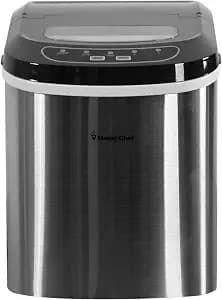 Magic Chef MCIM22ST 27 lb Ice Maker Stainless Steel