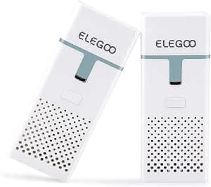 ELEGOO Mini Air Purifier with Activated Carbon Filter and Universal Adapter for LCD DLP MSLA Resin 3D Printer (Pack of 2)