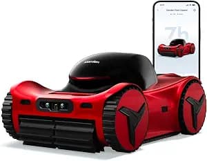 iGarden Robotic Pool Cleaner M1 AI Series, 7H Runtime, AI Dual-Camera Vision, 5,019 GPH Suction, Smart Navigation, Wall & Waterline Cleaning for Above & In-Ground Pools