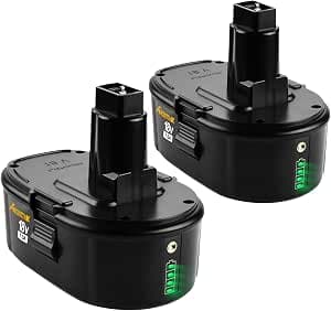 7.0Ah Replacement for Dewalt 18V Battery XRP Lithium Ion DC9098 DC9099 DC9096 Compatible with Dewalt 18 Volt Cordless Power Tools DE9096 DE9095 DW9096 DW9098 DW9095 DC9182 (2 Pack)