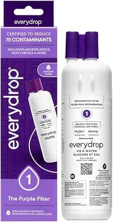 everydrop by Whirlpool Ice and Water Refrigerator Filter 1, EDR1RXD1, Single-Pack