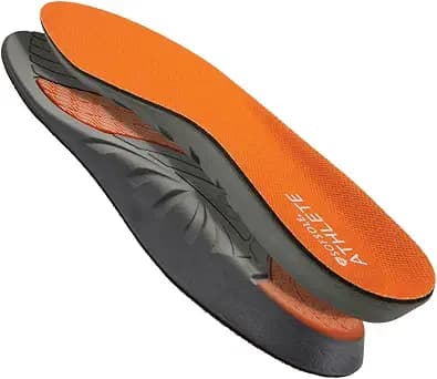 SOF SOLE ATHLETE Performance Men's Insoles - PU Foam & Gel Inserts - Heel-to-Toe Cushioning, Support, & Moisture Control, - Lightweight Comfort & Stability - Ideal for Runners, Walkers, Athletes