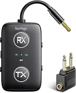 2025 Upgraded ElecMoga Transmitter Receiver Bluetooth 5.4, 2 in 1 Bluetooth Adapter, Jack 3.5, for Airplane Travel, Mobile Phones, Televisions, PC, Car