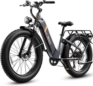 Jasion X-Hunter ST Foldable Electric Bike for Adults with 20'' Fat Tire,Up to 71 Miles Range Ebike,1400W Peak Motor,30+MPH E Bike,Full Suspension&Dual Hydraulic Disc Brakes Bicycles