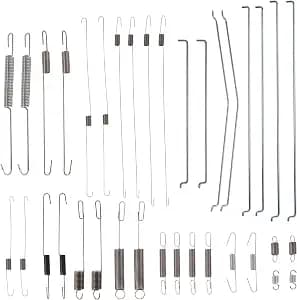 36 Pack Throttle Springs Assortment Throttle Return Springs Linkage Kit Speed Control Springs Throttle Rod for Honda Briggs and Stratton Small Engines
