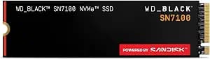 WD_Black SN7100 1TB NVMe SSD - Gen4 PCIe, M.2 2280, Up to 7,250 MB/s Read Speed, Up to 6,900 MB/s Write Speed, Next Gen TLC 3D NAND, for Laptops, Handheld Gaming Devices - WDS100T4X0E
