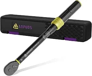 1/4 Inch Click Torque Wrench, 20-240 in.lb/2.3-27.1 Nm, Lightweight | Inch Pound, Small Mini Bike Tool, ±3% Accuracy, 72-Tooth Dual Direction, Dual Range for Carbon Fiber Bicycle, MTB Maintenance
