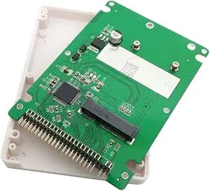 chenyang mSATA Mini SATA SSD to IDE 44Pin 2.5 inch Hard Disk Case Enclosure Box White for Laptop
