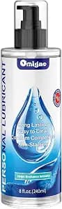 Water-Based Lube, Personal Lubricant Helps Enhance Intimacy for Long-Lasting Pleasure Sex Lube for Women, Men and Couples, Anal Lube, Non-Staining, Safe for Toys, 8 FL Oz