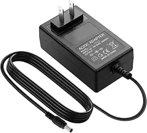 Shiatsu Foot Massager Machine Power Cord, 12V Foot Massager Cord Compatible for RENPHO/Nekteck/Breo/Snailax/Etekcity Foot Massager Machine AC Power Adapter