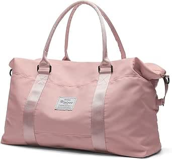 HYC00 Travel Duffel Bag,Carry-on Overnight Weekender Overnight Bags for Women,Sports Tote Gym Bag with Wet Pocket