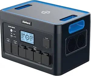 DieHard Portable Power Station 2400-Watt (4800-Watt Peak) 2048Wh - Quiet Solar Generator, Lightweight Solution for Home Backup, Weather Emergencies, Outdoor Recreation, Jobsite and More