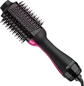 Revlon RVDR5222F One-Step Volumizer and Ionic Hair Dryer with Advanced Ionic Technology, Hot Air Brush, Less Frizz, 3 Heat/ 2 Speed Settings, Black
